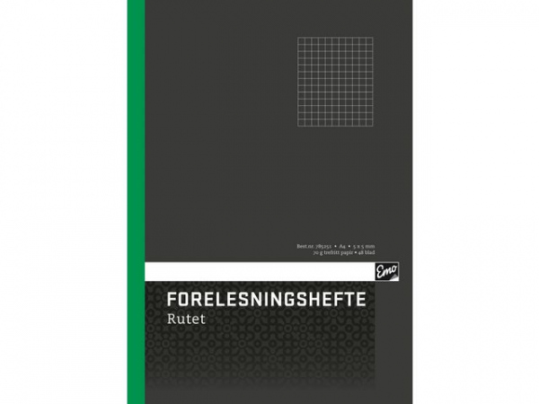 Forelesningshefte Emo A4 48Bl 5X5 Ruter