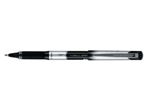 Rollerpenn Pilot V-Ball Grip 07 Sort (12 stk)