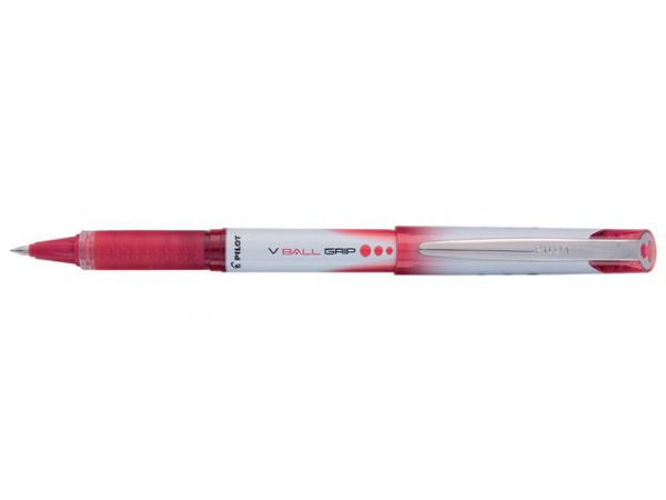 Rollerpenn Pilot V-Ball Grip 05 Rød (12 stk)