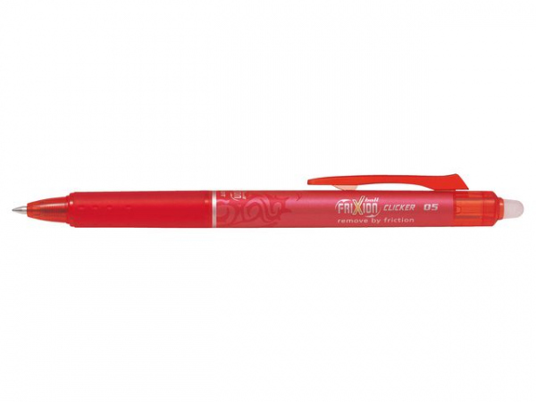 Geleroller Pilot Frixion Click 0,5 Rød (12 stk)