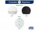 Toalettpapir Tork Advance 2L T1 360M (6...