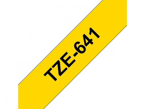 Tape Brother Tze-641 18Mmx8M Sort/Gul