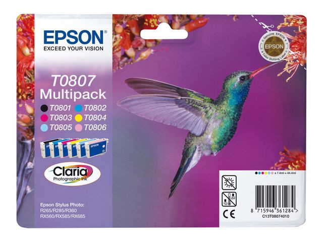 BildeEPSON Ink Claria T08074011 Multipack 7,4 ml