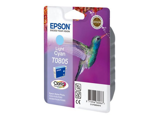 BildeBlekk Epson T0805 C13T08054011 Lys Blå