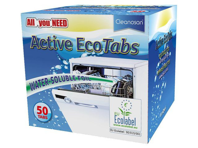 BildeMaskinoppvask Cleanosan Active Tabs (50 stk)