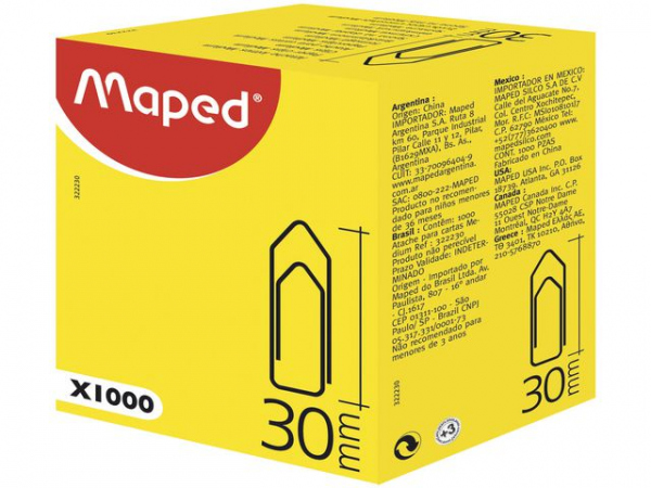 Binders 1 Medium 30Mm (1000 stk)