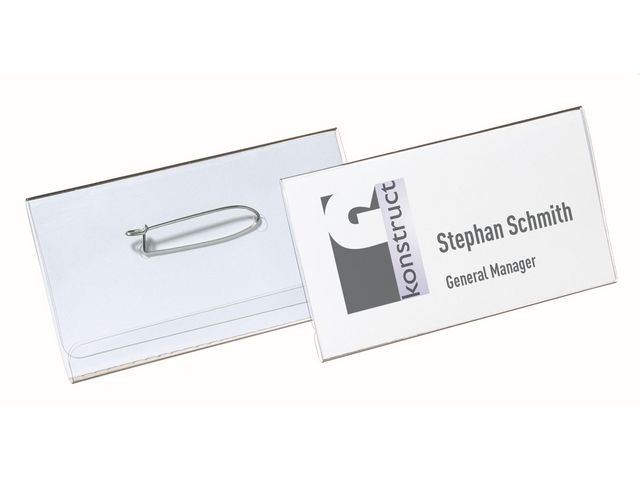 BildeNavneskilt 40X75Mm M/Nål (100 stk)