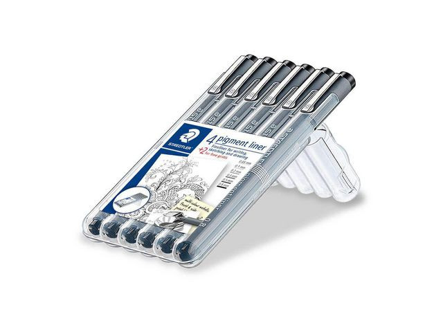 BildeFiberpenn Staedtler Pigmentliner 308 (6 stk)