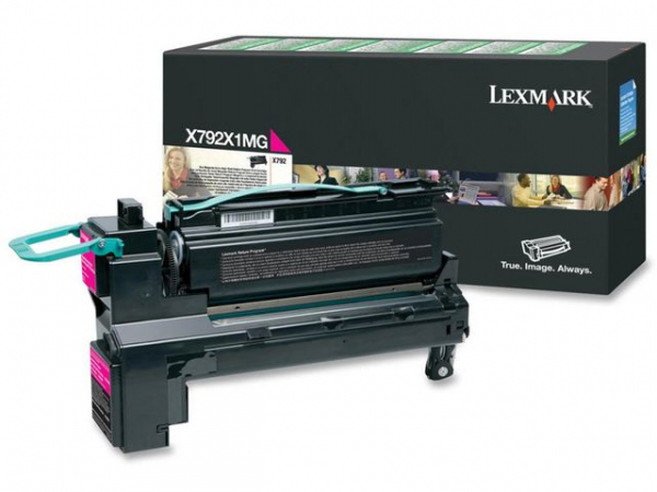 Toner Lexmark X792X1Mg 20K Rød