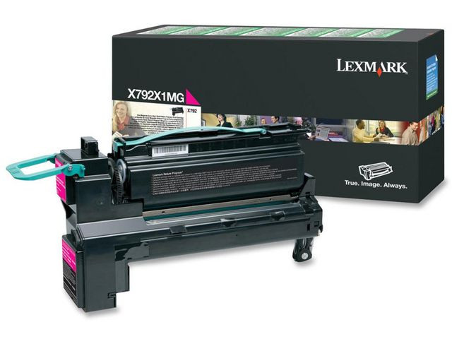 BildeToner Lexmark X792X1Mg 20K Rød