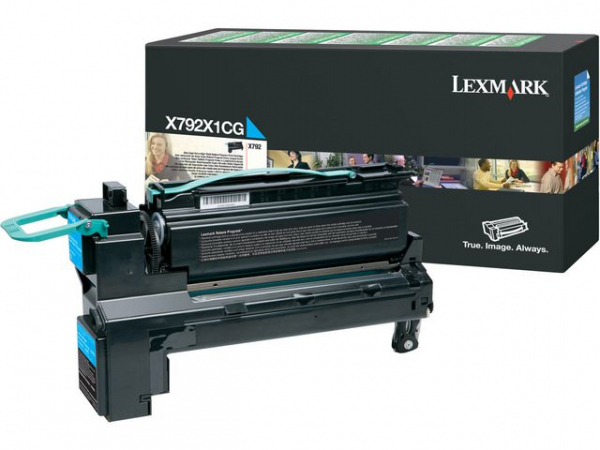 Toner Lexmark X792X1Cg 20K Blå