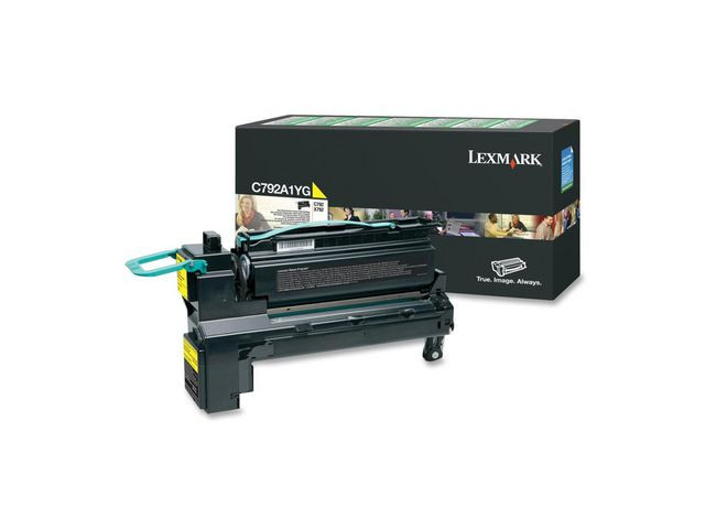 BildeToner Lexmark C792A1Yg 6K Gul