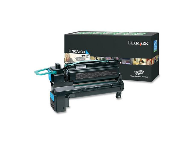 BildeToner Lexmark C792A1Cg 6K Blå