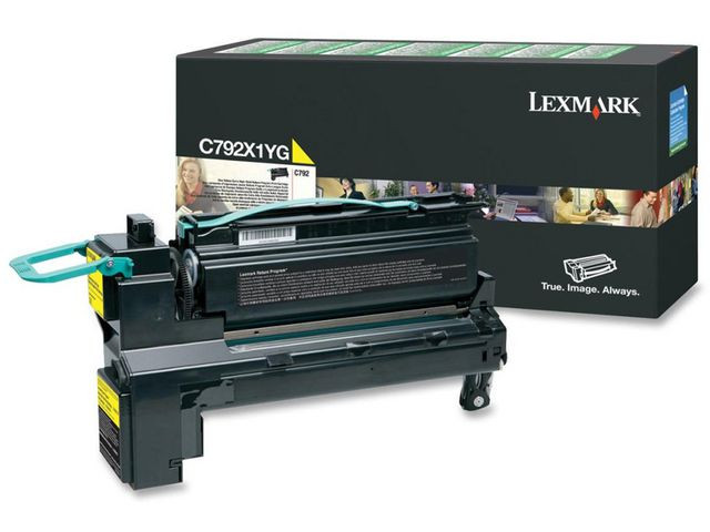 BildeToner Lexmark C792X1Yg 20K Gul