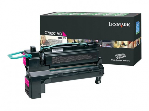 Toner Lexmark C792X1Mg 20K Rød