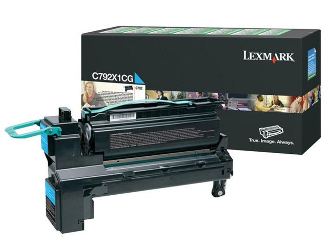 BildeToner Lexmark C792X1Cg 20K Blå