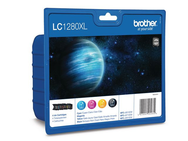 BildeBlekk Brother Lc1280Xlcmyk (4 stk)