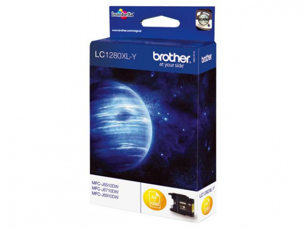 Blekk Brother Lc1280Xly Gul