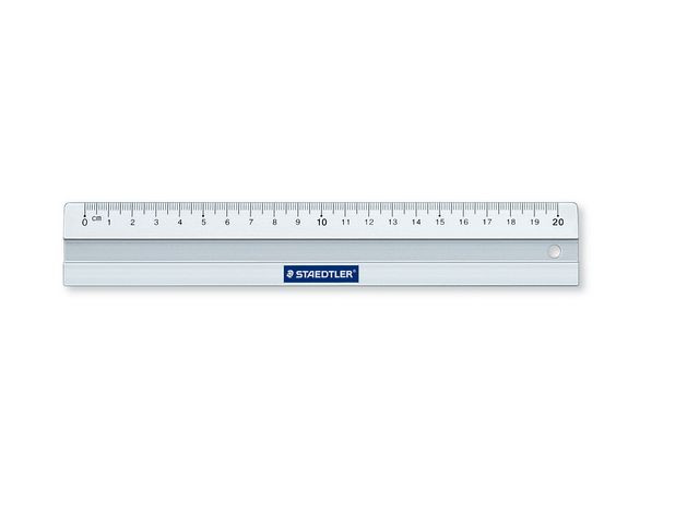 BildeLinjal Staedtler Mars Aluminium 20Cm