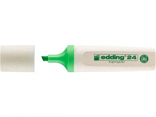 Tekstmarker Edding 24 Ecoline Grønn (10 stk)