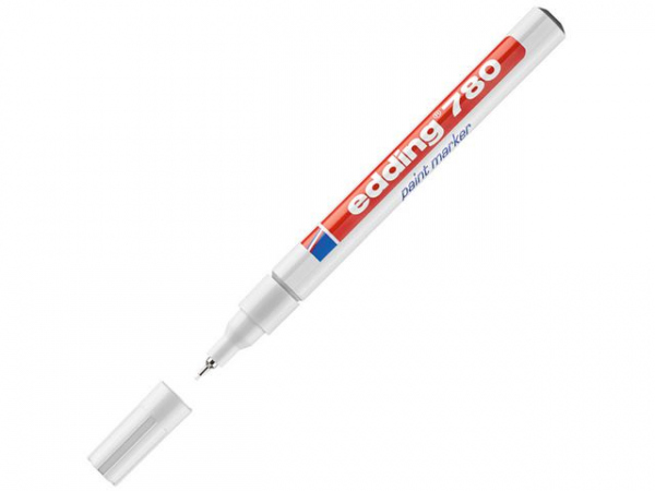 Paintmarker Edding 780 Hvit (10 stk)