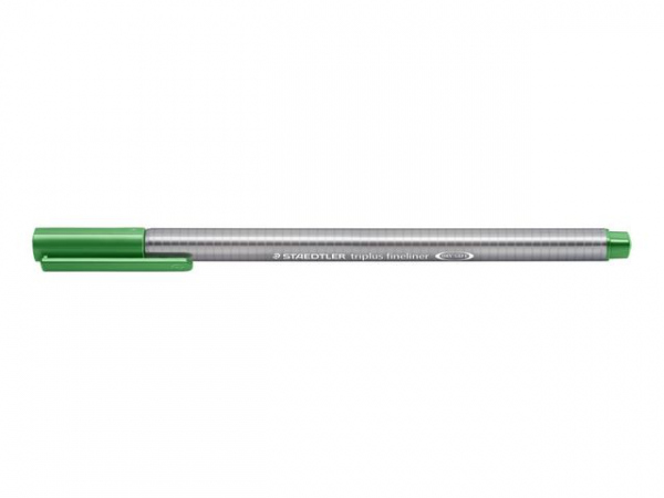 Fiberpenn Staedtler Triplus 0,3Mm Grønn (10 stk)