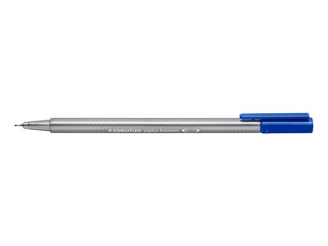 BildeFiberpenn Staedtler Triplus 0,3Mm Blå (10 stk)