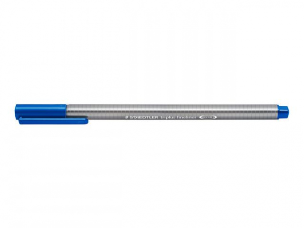 Fiberpenn Staedtler Triplus 0,3Mm Blå (10 stk)