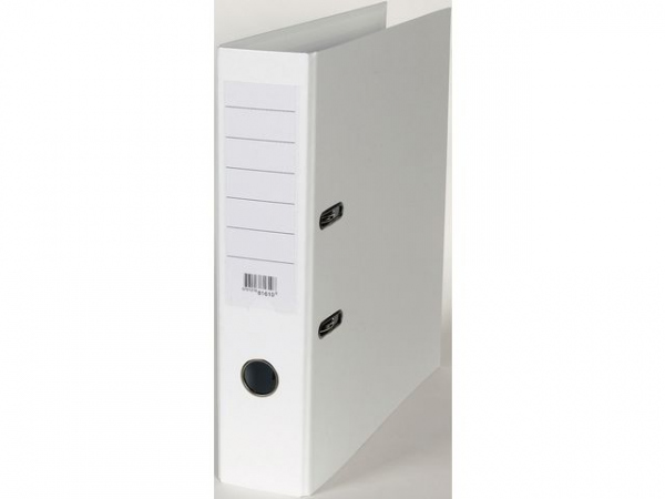 Brevordner 80Mm Skinne A4 Hvit (10 stk)