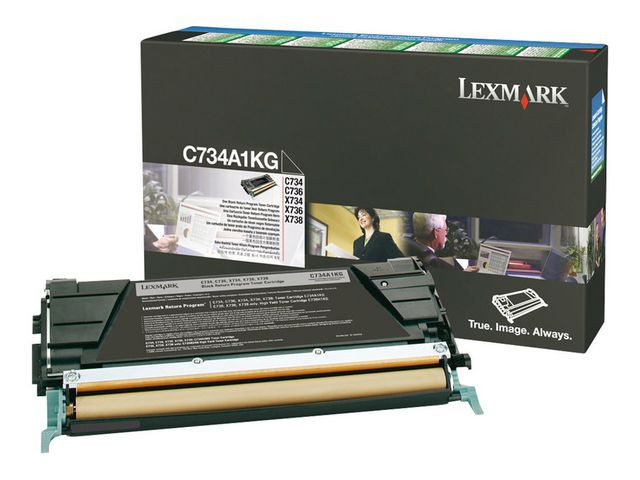 BildeToner Lexmark C734A1Kg 8K Sort