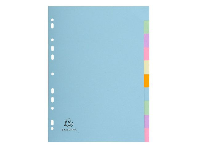BildeSkilleblad Exacompta Forever A4 10-Delt (25 stk)