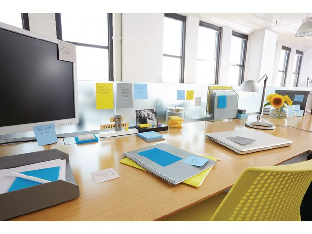 BildeNotatblokk Post-It 38X50 Resirk Cy (24 stk)