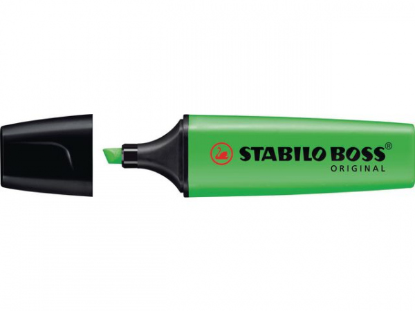 Tekstmarker Stabilo Boss Grønn (10 stk)