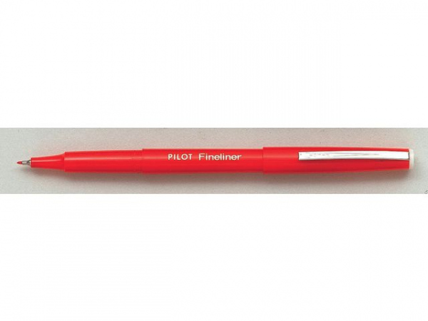 Fiberpenn Pilot Fineliner Rød (12 stk)