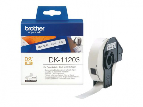 Etikett Brother Dk-11203 17X87Mm (300 stk)