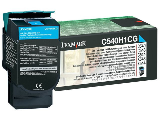 BildeToner Lexmark C540H1Cg 2K Blå