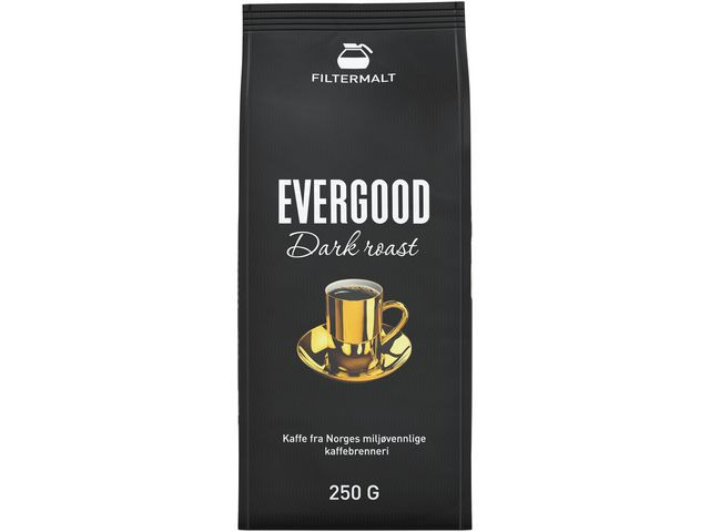 BildeKaffe Evergood Dark Filtermalt 250G (24 poser)