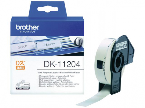 Etikett Brother Dk-11204 Uni 17X54 (400 stk)