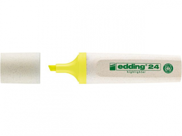 Tekstmarker Edding 24 Ecoline Gul (10 stk)