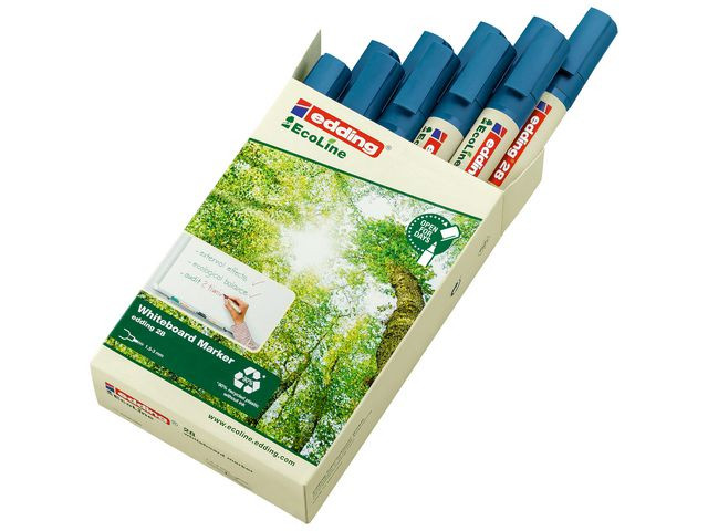 BildeWhiteboardpenn Edding 28 Ecoline Blå