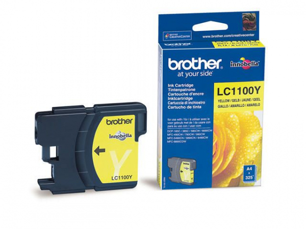 BROTHER Ink LC1100Y LC-1100 Yellow