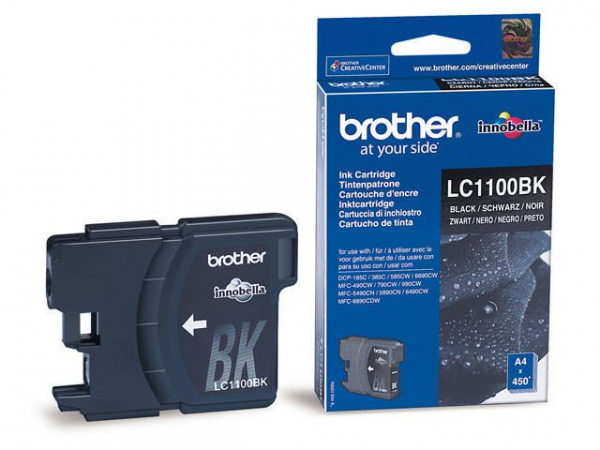 BROTHER Ink LC1100BK LC-1100 Black