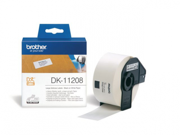 Etikett Brother Dk-11208 Ad 38X90Mm (400 stk)
