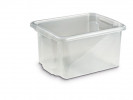 Oppbevaringsboks 23L Transparent Plast