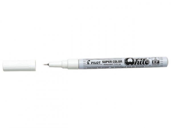 Merkepenn Pilot Sc-Ef Hvit