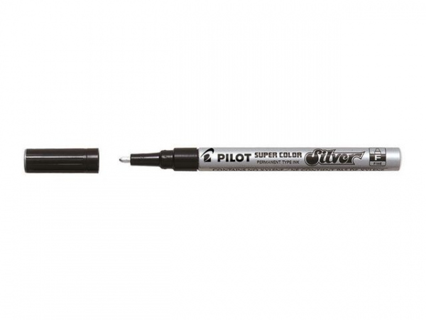 Merkepenn Pilot Sc-F Sølv