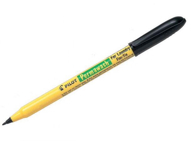 Tøymerkepenn Pilot 1Mm Sort