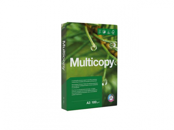 Kopipapir Multicopy A3 100G (500 ark)