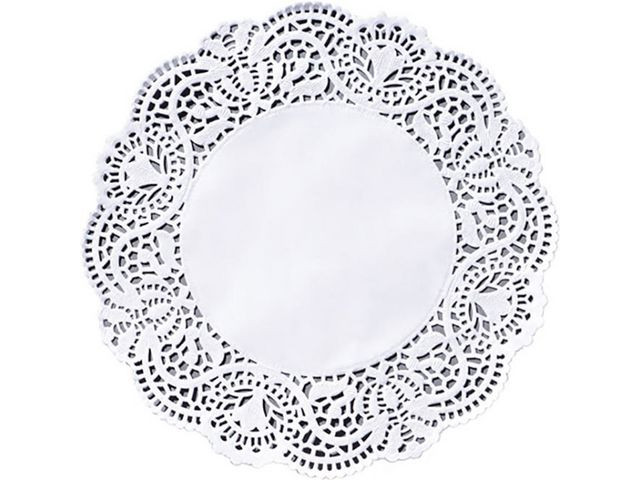 BildeFatpapir Duni 17Cm Rundt Uthullet (250 stk)