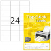 Etikett TOPSTICK 70x37mm (100)